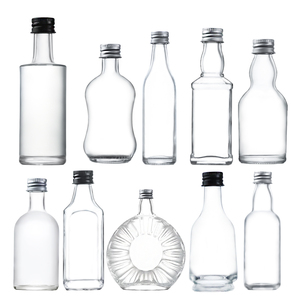 Oem bán buôn 50ml <span class=keywords><strong>Mini</strong></span> rỗng Túi Thủy Tinh Rượu mạnh chai cửa hàng tiện lợi nhỏ Vodka Whisky rum Gin Chai Thủy Tinh 50ml - Product Image 2