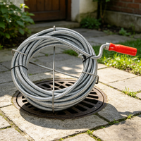 Outil de débouchage en spirale pour tuyaux d'égout en plastique de qualité industrielle pour les bouchons de toilettes et de cuisines d'hôtels - Outils manuels OEM