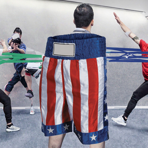 Bandes de résistance pour l'exercice de boxe, en polyester, haute élasticité, logo personnalisé, fabrication directe d'usine, pour la vitesse et l'agilité - Product Image 2