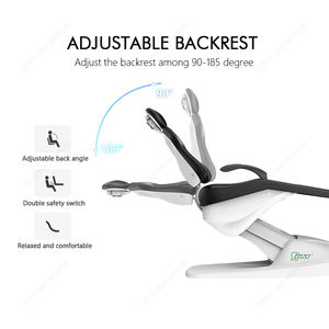 Nuevo diseño del fabricante, equipo <span class=keywords><strong>dental</strong></span> eléctrico, silla, cojín de asiento de PU, hecho de acero metálico con componentes de plástico integrales - Product Image 4