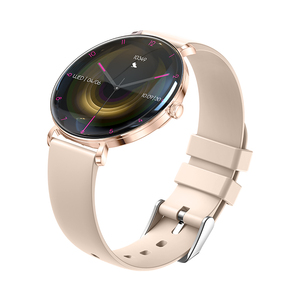 Karen M 7.9mm ultrasottile KM85 da donna Smartwatch 2.5D schermo AMOLED curvo impermeabile BT chiamando Smartwatch da donna con doppio cinturino - Product Image 6