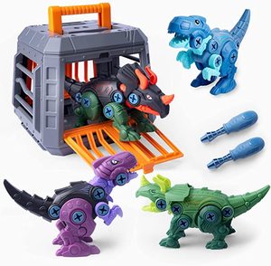 Juguetes de Construcción STEM para Niños, Dinosaurios y Jaula de Escape, Juguetes de Dinosaurios Desarmables con Juego de Jaula - Product Image 2