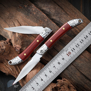 Cuchillo de Bolsillo Plegable Mini Portátil HL, Hoja de Acero Inoxidable, Mango de Resina, Cuchillo para Pelar Frutas, Cuchillo Multiusos para el Hogar y Actividades al Aire Libre - Product Image 2