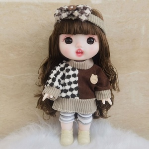 Yuglow Nueva <span class=keywords><strong>Muñeca</strong></span> Linda de 8 Pulgadas (22 cm), <span class=keywords><strong>Muñeca</strong></span> de Vinilo Suave con Cabeza <span class=keywords><strong>Grande</strong></span>, <span class=keywords><strong>Muñeca</strong></span> de Moda para Vestir, Juguete para Niñas - Product Image 6