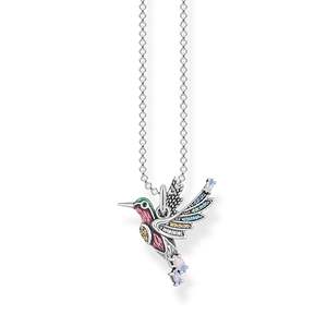 Significato collana colibrì 925 argento zircone colibrì collana - Product Image 4