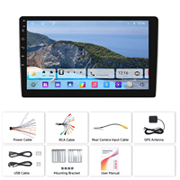 Autoradio Android Podofo 10 pouces 2+32 Go 2Din avec Carplay sans fil, Android Auto, GPS, DSP, écran IPS, stéréo de voiture, fabricant leader ODM