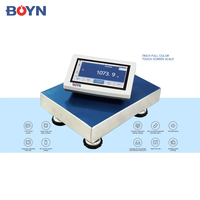 Contrôleur de pesage BNXY-IN Série BOYN, indicateur à écran tactile intelligent, acier inoxydable, étanche, OEM, capacité 10-30 kg, RS232/USB
