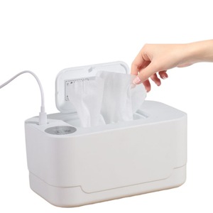 Calentador de Toallitas Húmedas Portátil <span class=keywords><strong>Munchkin</strong></span> Warm Glow Pad, Dispensador de Toallitas Frescas de Viaje, Color Verde Azulado, Negro Sofisticado - Product Image 1