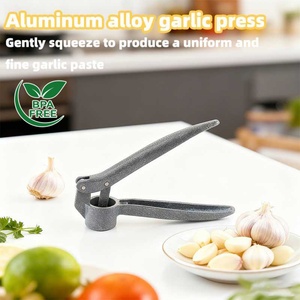 เครื่องบดกระเทียมแบบมือหมุน สำหรับผักและผลไม้ ทำจากโลหะ - Product Image 1