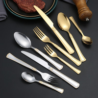 Vente en gros d'usine, ensemble de couverts occidentaux en acier inoxydable 410 pour hôtel, couteau à steak, fourchette, cuillère, couverts occidentaux haut de gamme pour la maison et l'hôtel