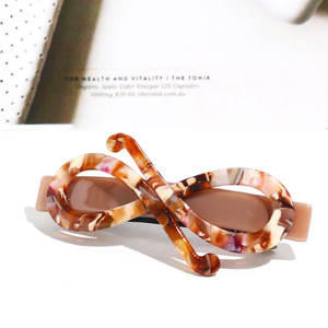 Op maat gemaakte design logo acetaat haarspeldjes accessoires dames creatief trendy Franse haarspeldjes voor meisjes haar - Product Image 1