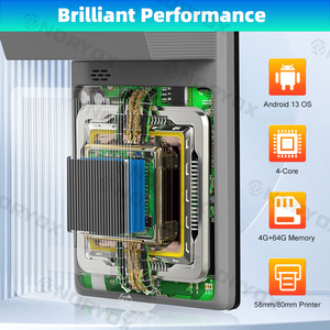 Noryox Nb80r 8 Inch 4 + 64GB Không Dây 4G + Wifi Tất Cả Trong Một Máy Tính Bảng <span class=keywords><strong>POS</strong></span> Android 13 Hệ Thống Điện Thoại Di Động <span class=keywords><strong>POS</strong></span> Máy Tính Bảng Cho Cửa Hàng Tạp Hóa - Product Image 6