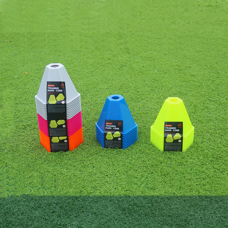 Hexagonal Obstacle Dish Cone Marker 10CM Plastic PE Bucket for Football ...