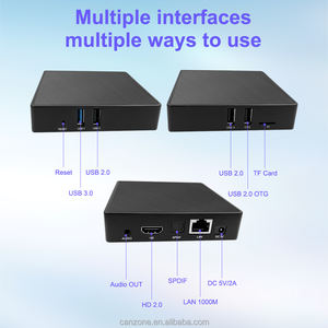 Caja de TV Inteligente Android 14 4K con 4GB de RAM, WiFi, Quad Core, Prueba Gratuita, Suministro de Fábrica - Product Image 2