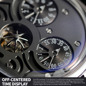 <span class=keywords><strong>Reloj</strong></span> de Pulsera de Titanio con Movimiento Automático Mecánico NH38 Personalizado OEM, con Rueda de Equilibrio y Agujas de Hora y Minuto Separadas - Product Image 2