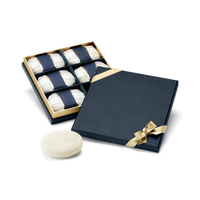 Boîte cadeau personnalisée en carton biodégradable pour savon à l'acide kojique, avec pelliculage mat, gaufrage et logo personnalisé pour l'emballage de produits de beauté et de soins de la peau
