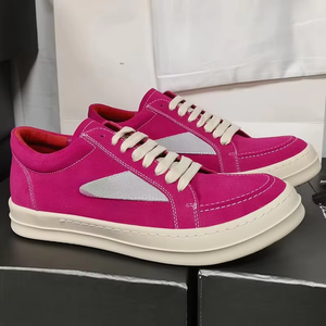 2026 Men's <b>Shoes</b> Women's <b>Shoes</b> Low Cut Designer Luxurious Skateboarding Leather Thick Sole Casual <b>Height</b> <b>Increase</b> Sneakers - Product Image 1