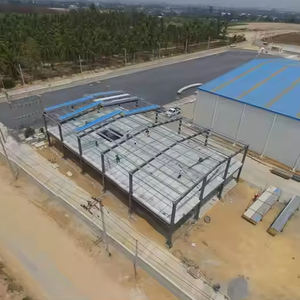 Garages préfabriqués à structure en acier à construction rapide d'usine commerciale pour bureau, maison, hall, hôpital, école, centre commercial - Product Image 6