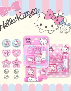 Cute cartoon Double Seal Stamp Set Funny For Kids