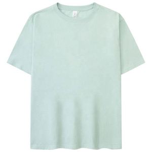 T-shirts à col rond surdimensionnés pour hommes, fabrication sur mesure, streetwear, 100% coton, tissu lourd, haute qualité - Product Image 1
