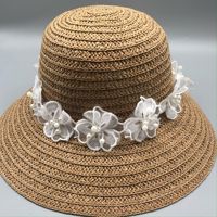 Ruban de dentelle perlée décorative pour couture, ruban de dentelle brodée pour chapeau, vêtement