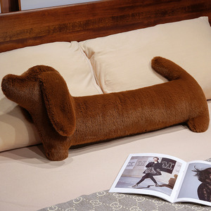 Cuscino a forma di cane Bassotto lungo in peluche, bambola giocattolo, cuscino per divano, bambola di pezza - Product Image 3