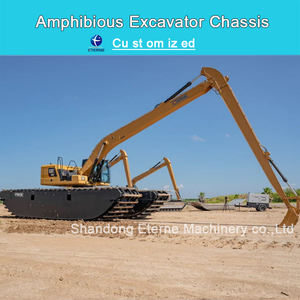 ถังถังลอยโป๊ะรถขุดสะเทินน้ำสะเทินบกระบบไฮดรอลิกอัตโนมัติ - Product Image 3