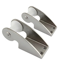 Support d'ancrage en acier inoxydable 316 moulé avec précision, poli miroir, pour roue marine, usiné CNC, accessoires de quincaillerie de yacht, marque XBM