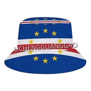 Nouveau chapeau bob drapeau <span class=keywords><strong>Cap</strong></span>-<span class=keywords><strong>Vert</strong></span> de qualité, unisexe, pour les <span class=keywords><strong>vacances</strong></span> en extérieur, protection solaire, chapeau drapeau national, personnalisé, moins cher - Product Image 1