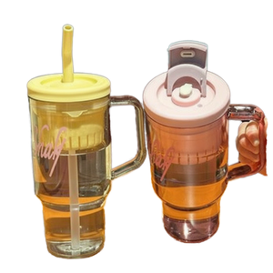 Nouvelle Arrivée Bouteille d'Eau Réutilisable en Plastique Grande Capacité Portable pour Enfants, Idéale Rentrée Scolaire, Lavable au Lave-Vaisselle - Product Image 1