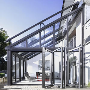 Serre en verre autoportante avec structure en aluminium pour jardin d'hiver, véranda, pergola pour jardin extérieur, cour arrière, patio - Product Image 3