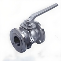 Válvula de Bola de Acero Inoxidable 304/316 CF8M CF8 ASME WCB-150LB/300LB/600LB DN40 con Brida para Control de Petróleo y Gas OEM