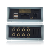 Amplificateur DSP stéréo pour voiture 31 EQ band Android App Qualité sonore 4 entrées 4 sorties 6 sorties RCA Amplificateur DSP pour voiture Class AB