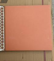 Tuiles carrées en terre cuite rouge pour pavage de jardin décoratif extérieur 400*400