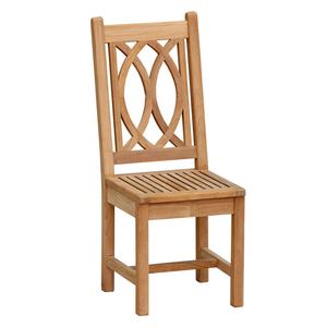 Sillas de comedor de madera de teca Lismore modernas para patio exterior, playa, Camping, patio duradero, eventos, cómodo Parque lateral, Hotel - Product Image 3