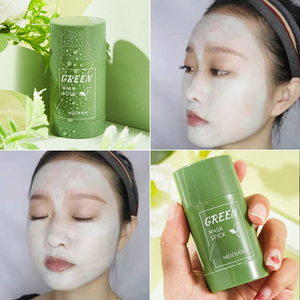 Crème au thé vert en stick de marque privée, à l'argile de levure d'aubergine rose et au thé vert - Product Image 6