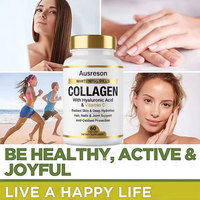 Capsules de collagène multi-complexes OEM avec acide hyaluronique, vitamine C, compléments blanchissants pour la peau, capsules de collagène pour les cheveux et les ongles