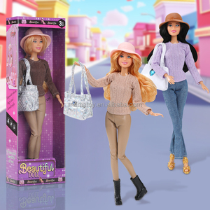Búp Bê Mua Sắm Giản Dị Thời Trang Quần Áo Phù Hợp Với Bộ 6 Cents 30Cm Đóng Hộp Phim Hoạt Hình Đồ Chơi Cho Trẻ Em Mềm Vinyl PVC Cho Quà Tặng Sinh Nhật - Product Image 1