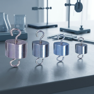 Ensemble de cinq poids en laiton CISCO de différentes tailles pour usage médical, scientifique et en laboratoire, modèle d'entraînement suspendu CISCO-1637 Haryana - Product Image 2