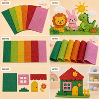 Feuilles de mousse EVA pailletées non toxiques, flexibles, pour loisirs créatifs pour enfants, matériau artistique DIY, forme et taille personnalisées, logo pour projets faits main en maternelle