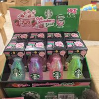 Nouvel Arrivage : Jouet Fidget Bouteille de Boisson aux Fruits, Squishy Liquide Scintillant, Jouet Sensoriel Anti-Stress à Presser