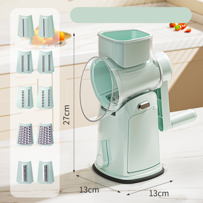 Green With 10 knives