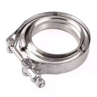 Factory Direct T-Bolt Heavy-Duty Hose Clamp, Stainless Steel V-Band Clamp for Auto Parts, Exhaust Pipe Fixing Clamp