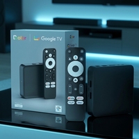 Pemutar Media Keluarga Android 14 Resmi GD2 Amlogic Quad Core 2GB+32GB 4K HDR WiFi Dual Band Cepat Harga Grosir Pabrik