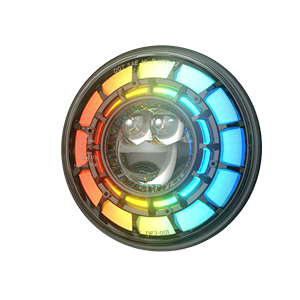 2025 RGB Chasing Halo 7 pulgadas faro LED redondo 60W H/L haz par luz antiniebla para Wrangler JK TJ LJ CJ Sahara Sport <span class=keywords><strong>Rubicon</strong></span> 97 ~ 17 - Product Image 2