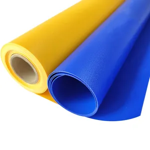 680gsm PVC kaplı malzeme Rip Stop Tarp, yüksek kaliteli gözyaşı durdurma (Rip Stop) kamyon kapağı için PVC branda