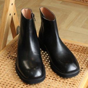 Bottes Chelsea montantes pour hommes, style britannique, printemps-été, patchwork, à lacets, bout carré, rehaussantes, légères et antidérapantes - Product Image 2