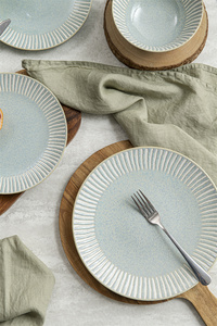 Nouveau design personnalisé de vaisselle en porcelaine de restaurant ensembles d'assiettes classiques - Product Image 5