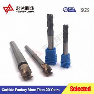 Fraise à queue carrée en carbure monobloc CNC - Product Image 2