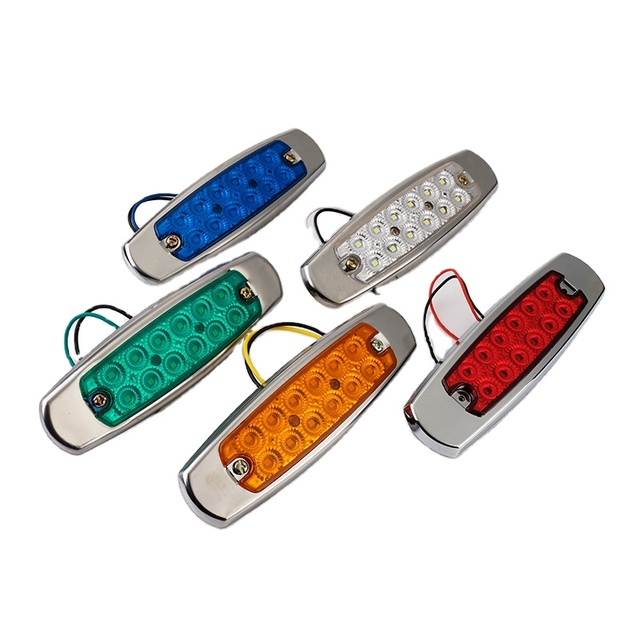 Hot Sell Led Sidelight 24v Car Signal  Led Lorry 12v Truck Side Marker Lights Truck Turning Warning Light for Trailer RV Vovlo